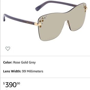 Jimmy choo mirrored sunglasses